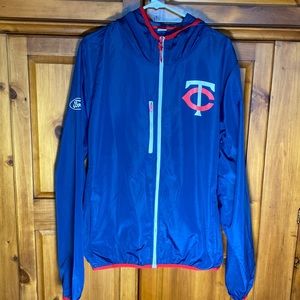 Minnesota Twins Rain Jacket Windbreaker